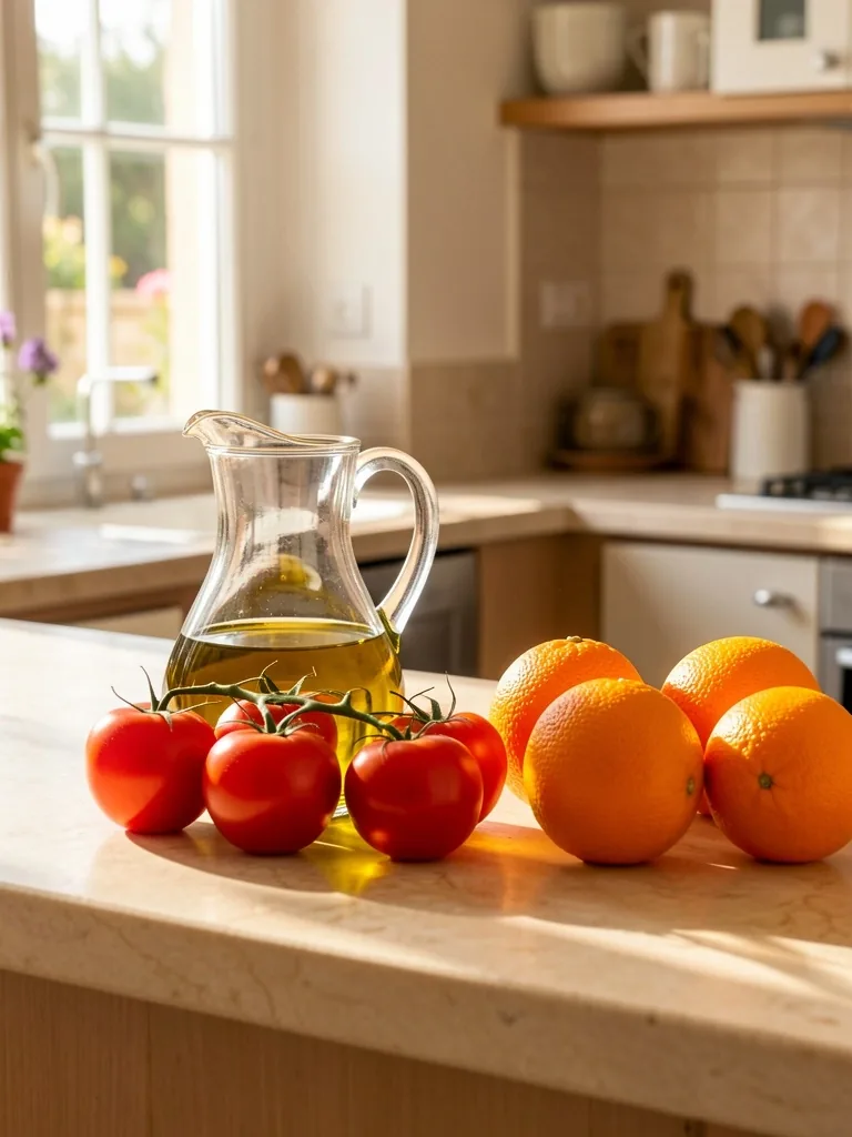 Ingredientes frescos de temporada